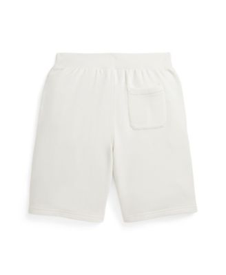 Big Boys Madras-Logo Fleece Short