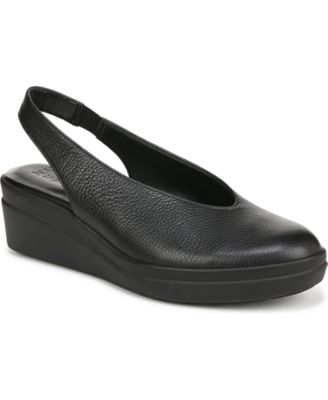 Naturalizer - Women's Sutton Closed Almond Toe Slingback Wedges