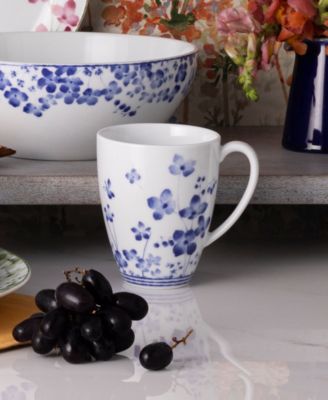 Bloomington Road 4.75" Set of 4 Mugs, Service for 4