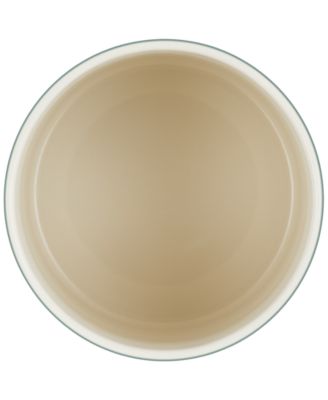 Stoneware Signature Canister with Wood Lid, 1.2-Qt.