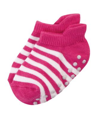 Baby Girls 12Pk Natural Non Skid Socks