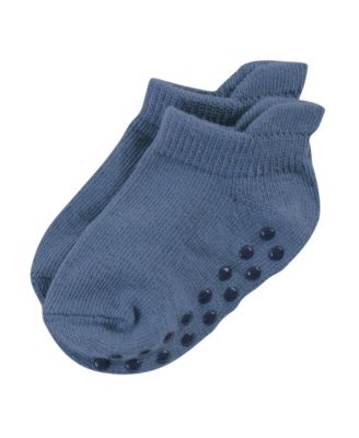 Toddler Boys Natural No Show Grip Socks 12 Pair Pack