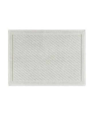 Host & Home Cotton Bath Rug, Stylish Textured Woven Design, Slip Resistant Backing, 5 Color Options, 2-Piece Set - 17x24 & 20x32