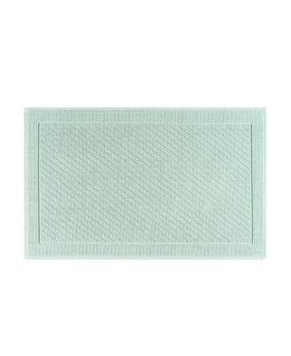 Host & Home Cotton Bath Rug, Stylish Textured Woven Design, Slip Resistant Backing, 5 Color Options, 2-Piece Set - 17x24 & 20x32