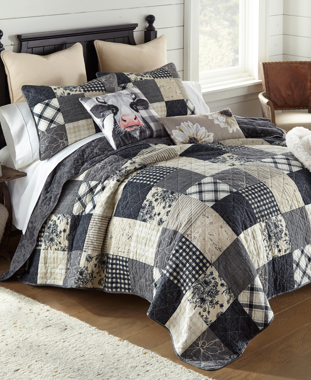 Donna Sharp Augusta Rustic 3-Pc. Quilt Set