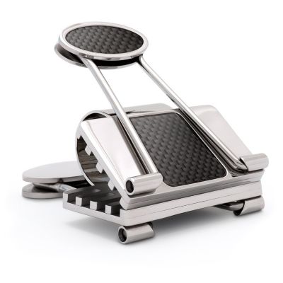 Men's Bill Binder - Money Clip & Credit Card Holder in Brushed