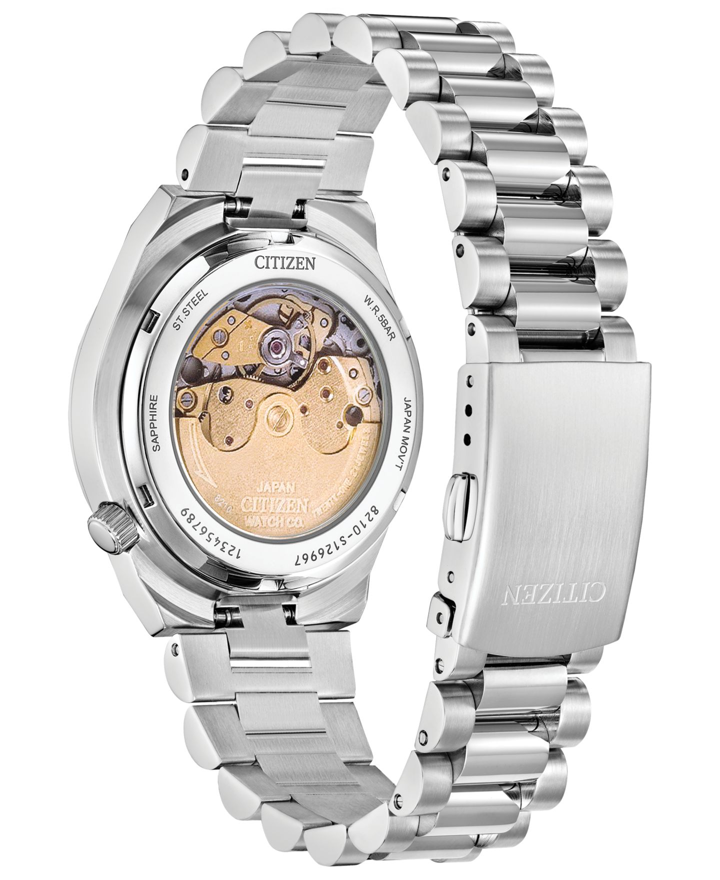 Автоматические часы Citizen Sport Luxury Tsuyosa унисекс, стальной браслет, 37 мм — фото 2
