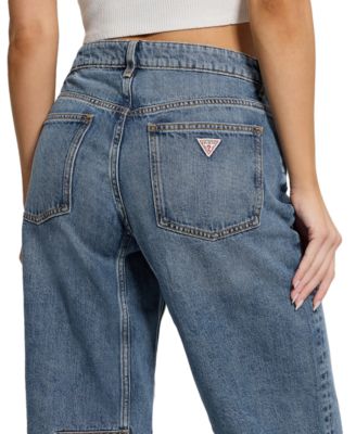 Women's High-Rise Relaxed Barrel-Fit Jeans 