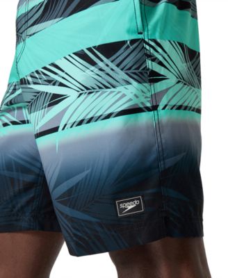 Men's Bondi Basin Palm Print Drawstring 9" Boardshorts