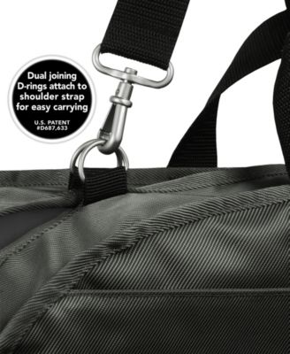 52" Premium Travel Garment Bag with Shoulder Strap and Two Large Pockets