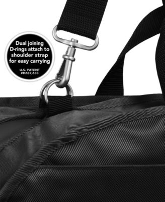 45" Premium Extra Capacity Travel Garment Bag with Shoulder Strap and Pockets