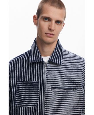 Men's Structured striped jacket