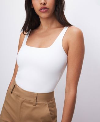 Women's Sculpting Modern Tank Bodysuit, Regular & Plus Size