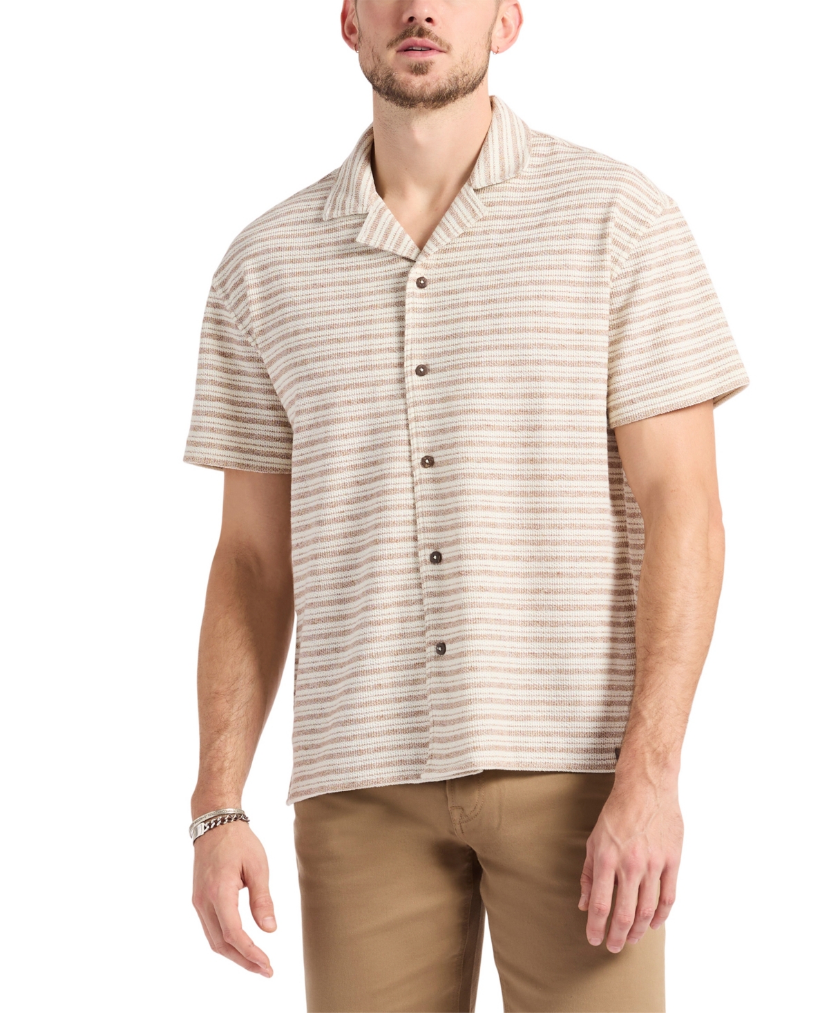Men's Stripe Jersey Shirt