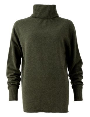Women's Geelong Wool Slouch Turtleneck Sweater