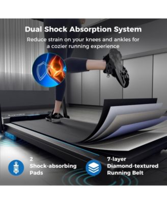 3 in 1 Folding Treadmill with Remote Control and LED Display