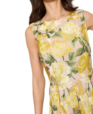 sachin and babi light blue dress tahari asl embroidered a line gown 2026 Buy