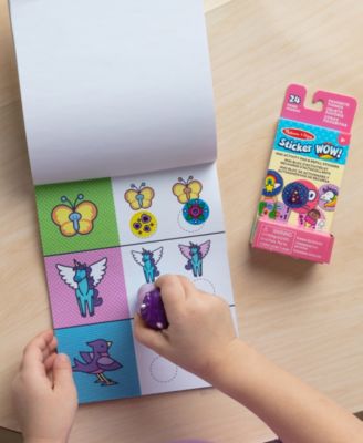 Sticker WOW Purple Unicorn Bundle