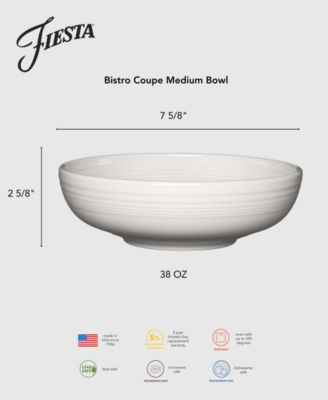 Linen Bistro Coupe Medium Bowl, 38 oz.