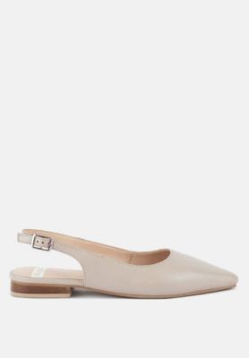 Womens Hocane Genuine Leather Slingback Sandals