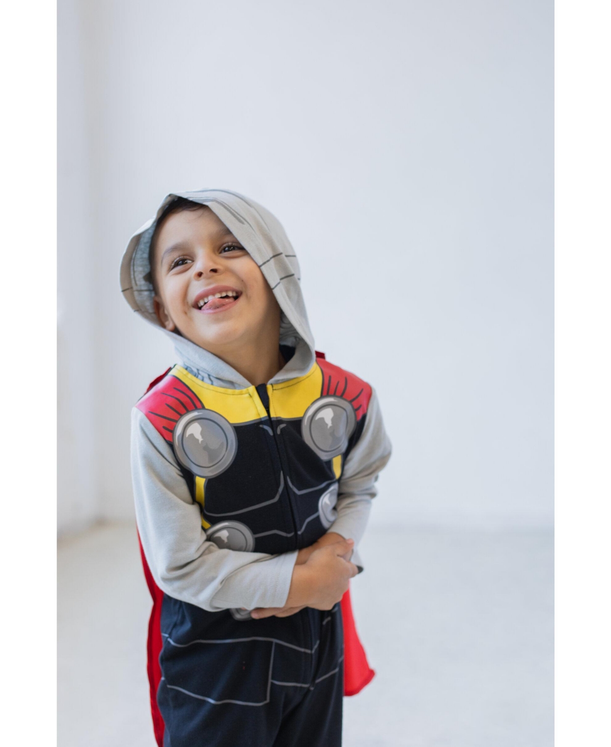 Marvel Avengers Captain America Iron Man Zip Up Cosplay Coverall