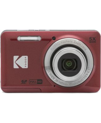 KODAK PIXPRO FZ55-BK 16MP Digital Camera 5X Optical Zoom 28mm Wide Angle 1080P Full HD Video 2.7" LCD Vlogging Camera. Bundle with SD Card and