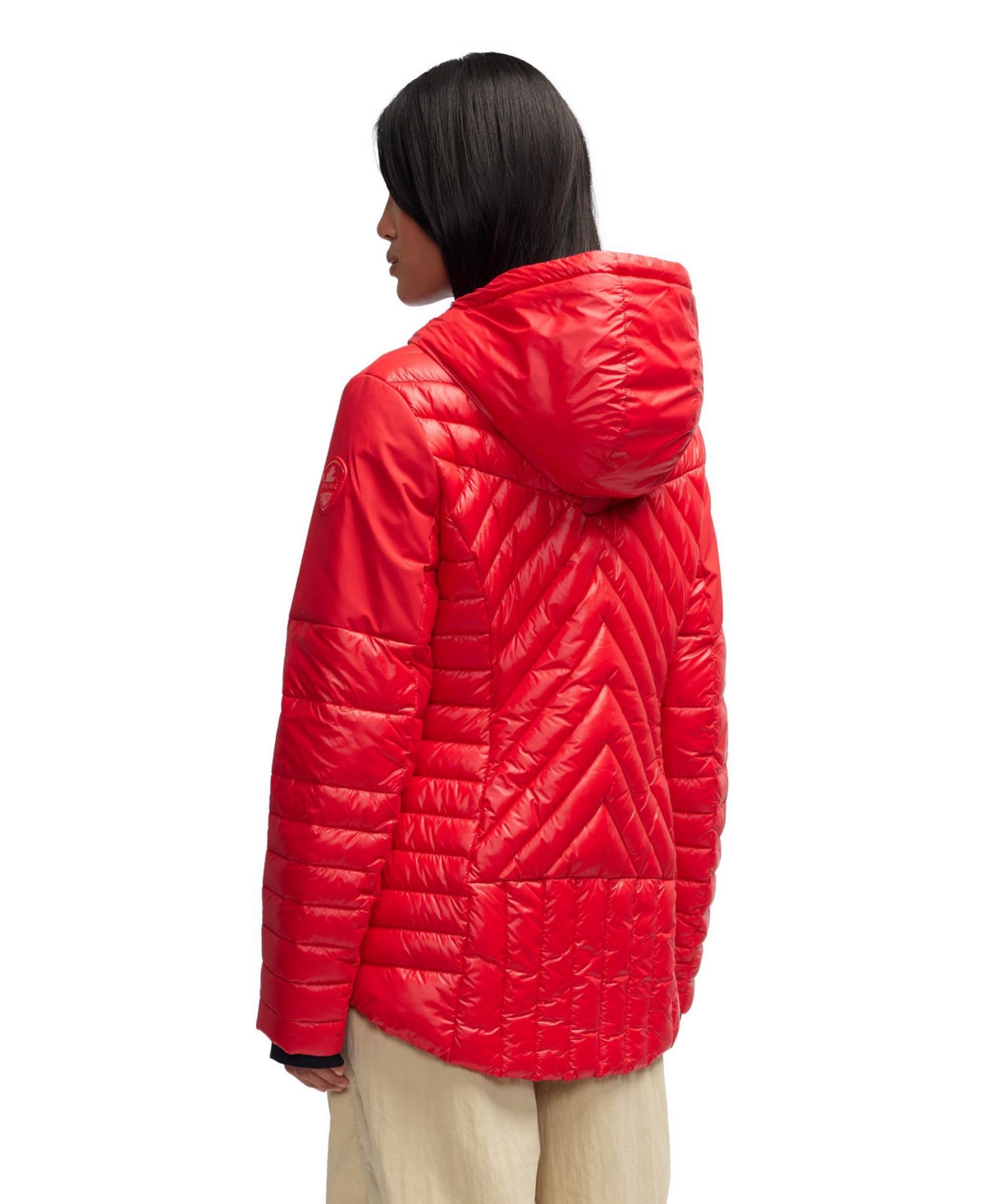 PAJAR WOMEN'S ESMAY LIGHTWEIGHT MIXED MEDIA QUILTED PACKABLE PUFFER 