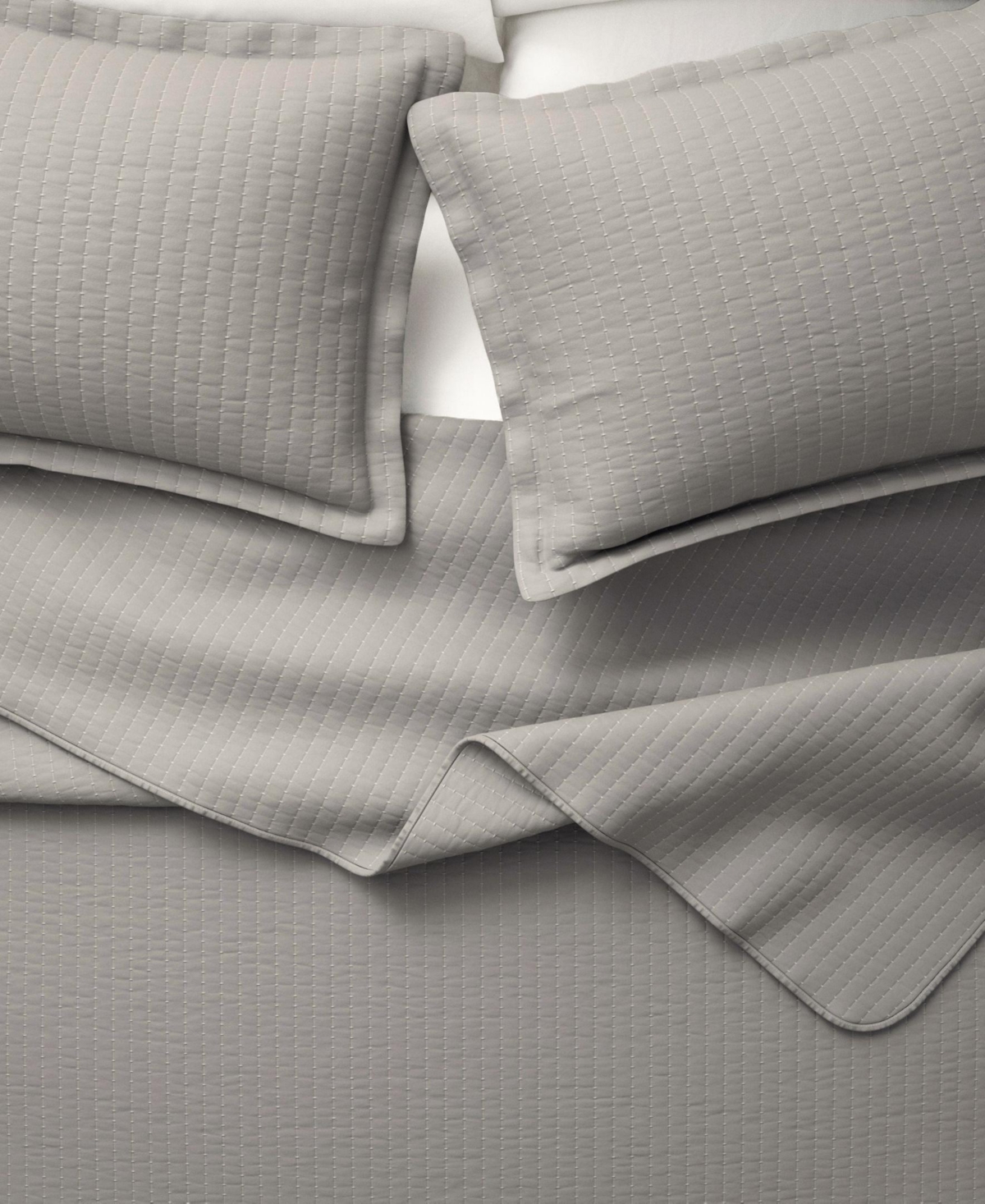 Linery & Co. Detailed Channel Stitch Microfiber Quilt Set With Shams