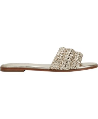 Women's Vickee Woven Flat Slide Sandals
