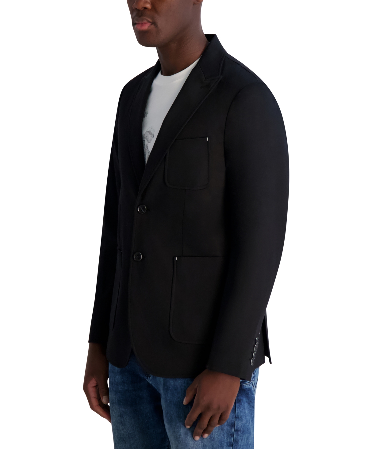 Karl Lagerfeld Men's Unconstructed Twill Jacket