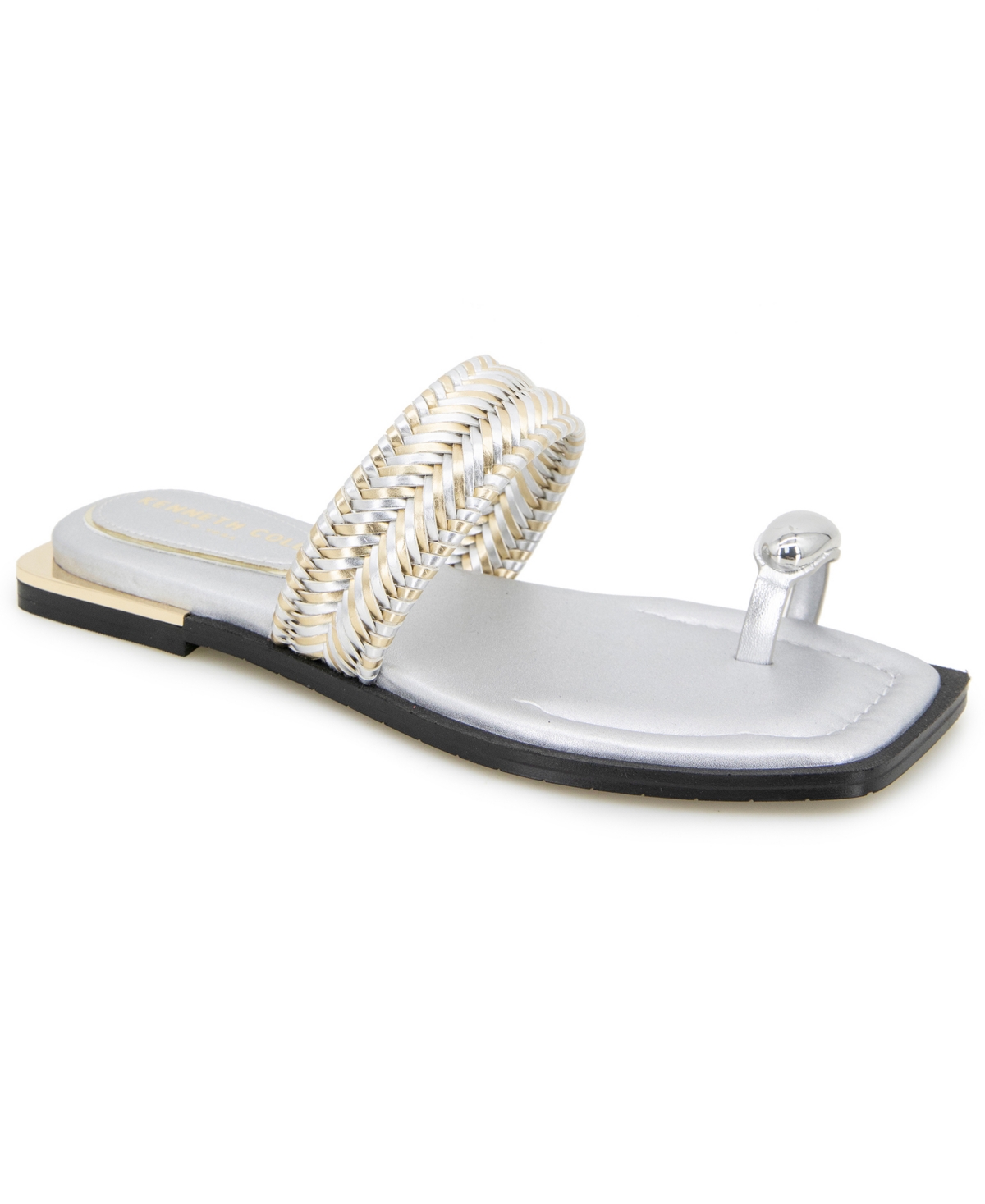 Women's Andarna Flat Sandals - Silver,Gold