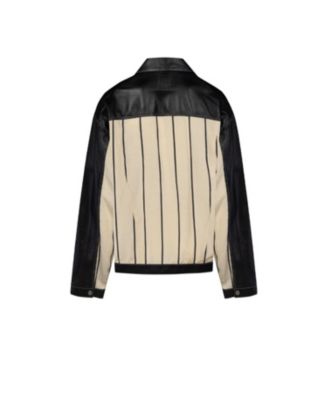 Men's Free Heaven Kutnia Striped Leather Jacket