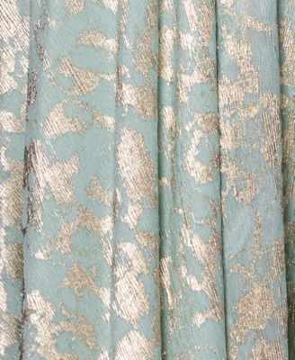 Petite V-Neck Long-Sleeve A-Line Gown