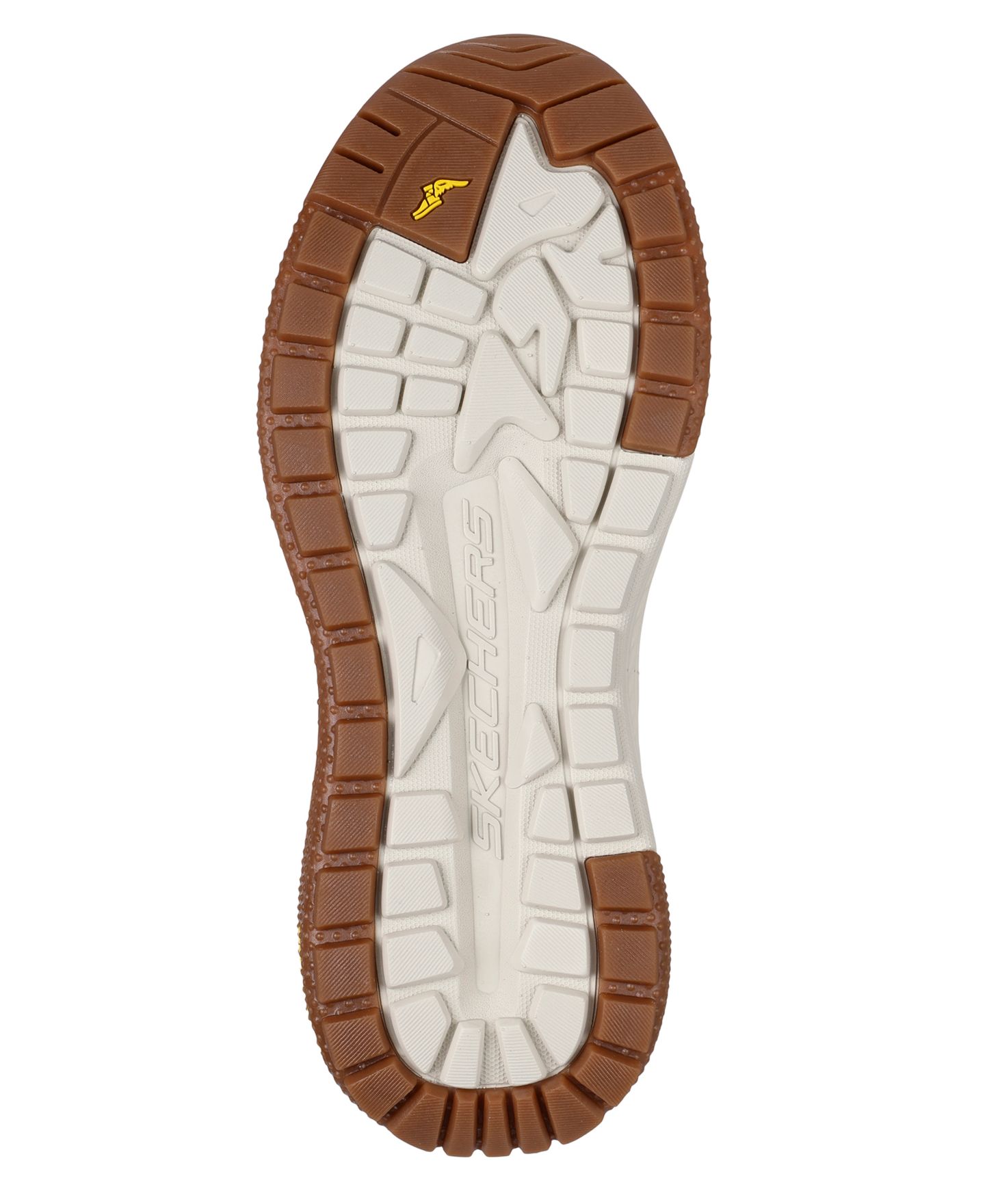 Мужские кроссовки Skechers Slip-ins Relaxed Fit: Meroe - Alden Casual Boat, цвет: Серо-коричневый — фото 6