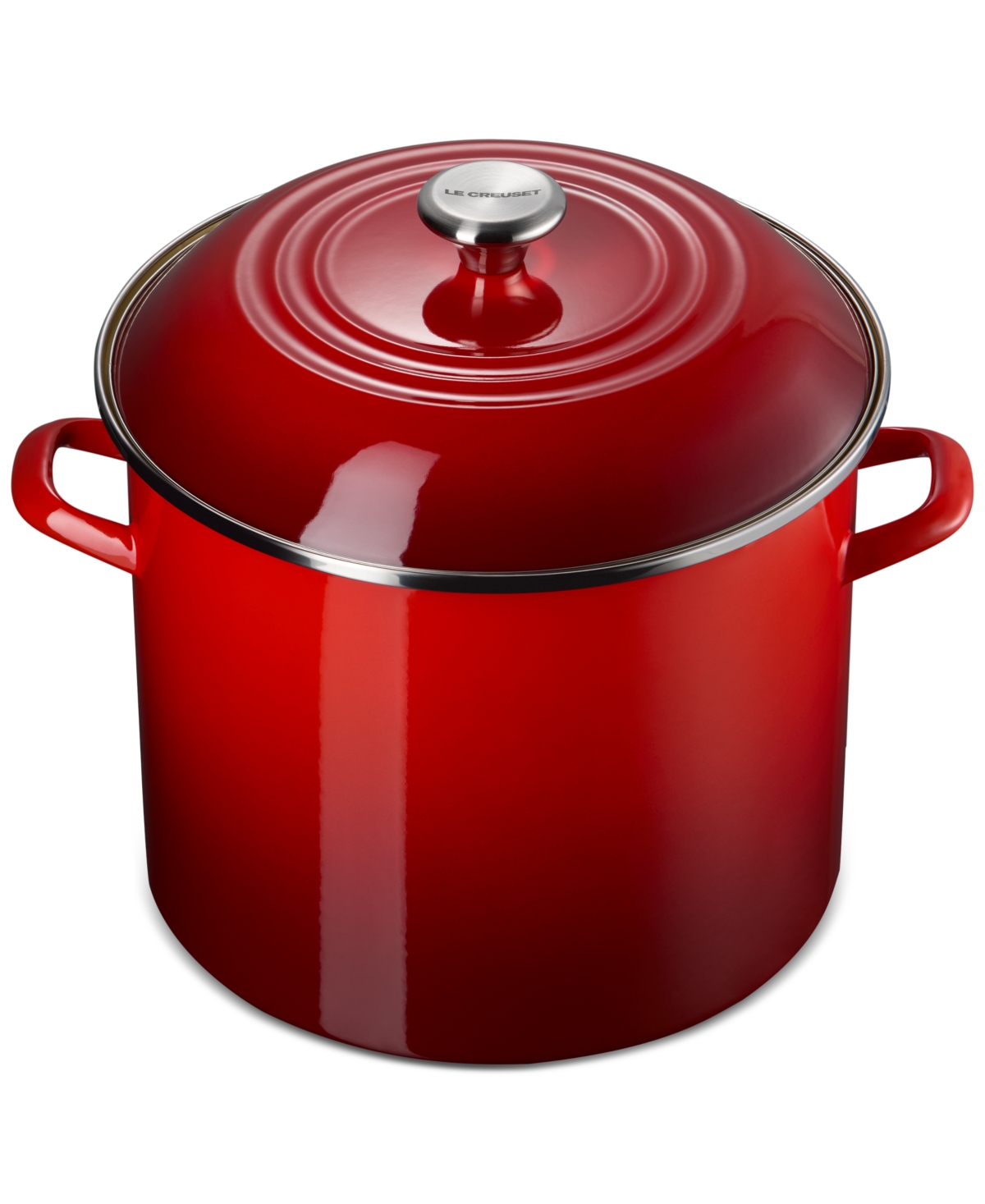 Le Creuset Enamel On Steel 16-qt. Stockpot In Cerise