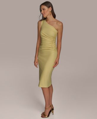 【Donna Karan New York】Asymmetric-Neck Sheath Dress Donna Karan Asymmetric Neck Sheath Dress | Bloomingdale's