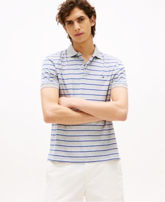 Tommy Hilfiger - Men's Regular-Fit Stripe Cotton Polo