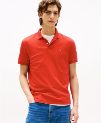 Tommy Hilfiger - Men's Regular-Fit Stripe Cotton Polo