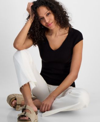 Women's Rib-Knit Top