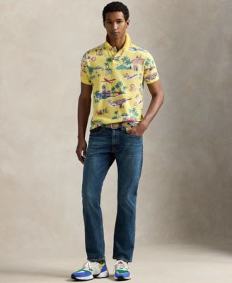 Polo Ralph Lauren - Men's Polo Bear Mesh Polo Shirt, Varick Jeans & Lace-Up Sneakers