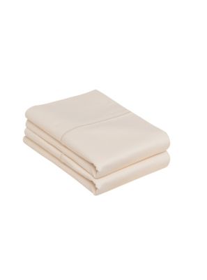 1000 Thread Count 100% Pima Cotton Sateen Pima Cotton Pillowcase Pair, Standard