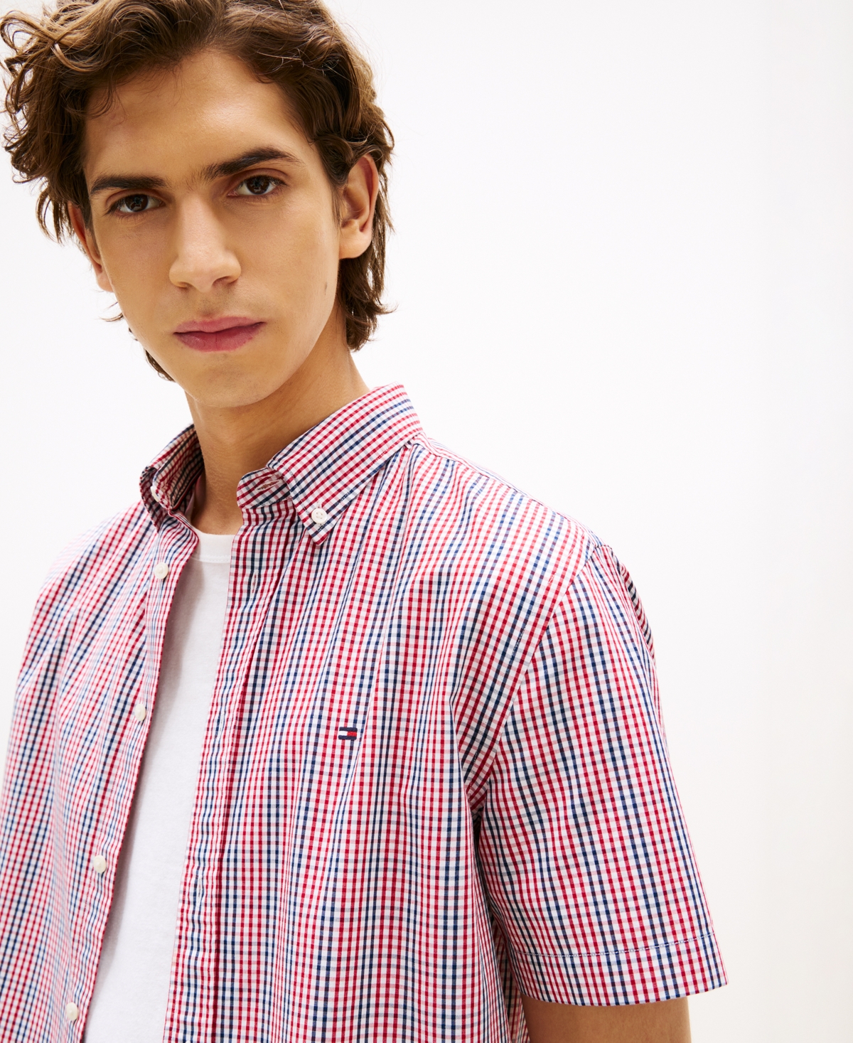 Tommy Hilfiger Men's Americana Tailored Relaxed-fit Check Button-down Shirt