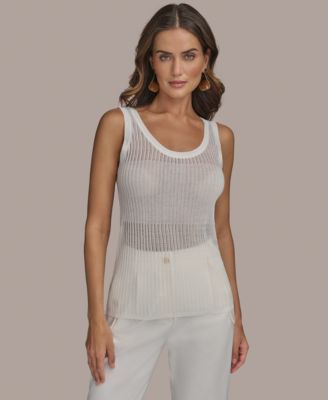 Donna Karan New York - Women's Ribbed Sweater Shell