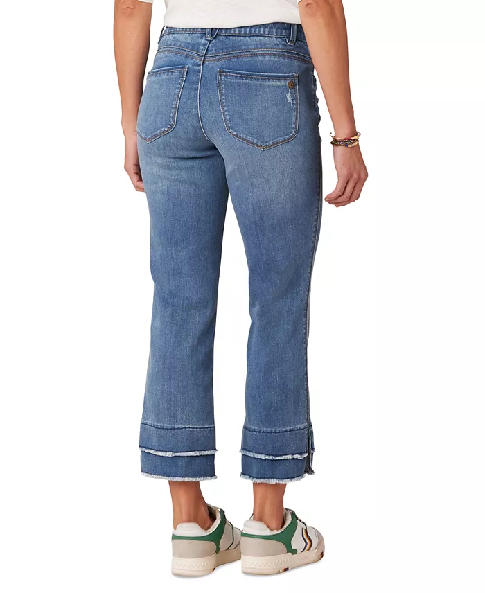 Petite "Ab"solution Mid-Rise Kick Flare Jeans - thumbnail 6