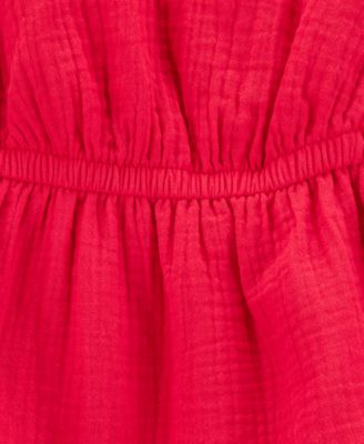 Toddler Girls Tiered Cotton Dress