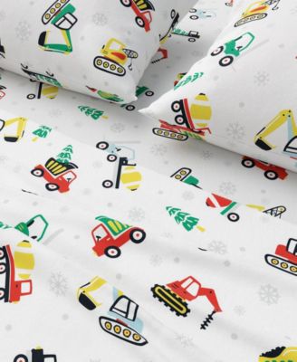 Ultra-Soft Turkish Cotton Flannel Christmas Print Sheet Set
