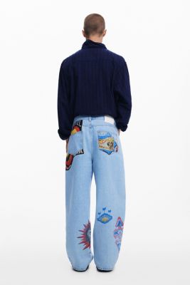 Men's Patchwork jeans