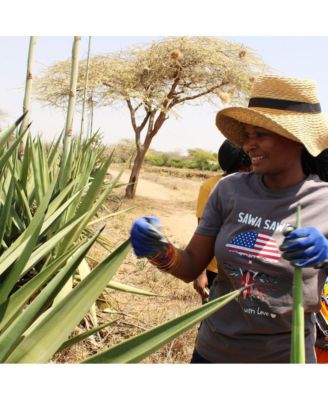 Earth Life Handwoven Sisal Straw Basket Tote