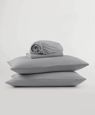 Super 144-Thread Count Cotton 4-Pc. Sheet Set, Queen