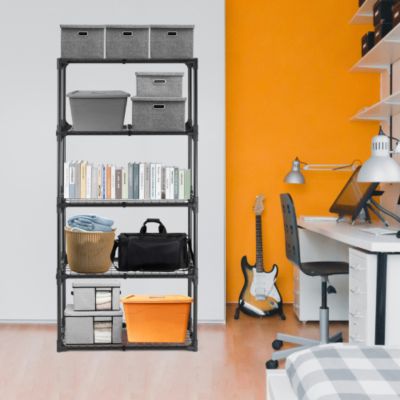 Simple Deluxe 36Lx14Wx54H inch, 4-Tier Heavy Duty Storage Shelving Unit